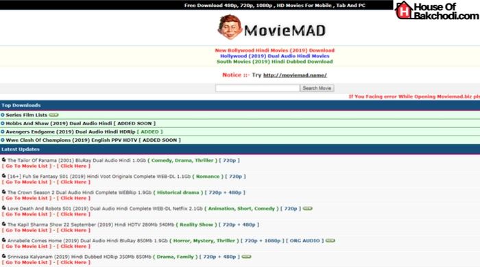 Download bollywood hollywood movies from Moviemad