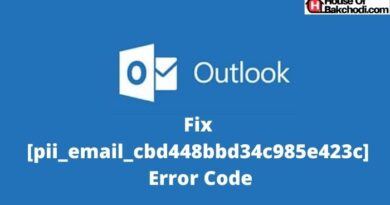 Fix [pii_email_cbd448bbd34c985e423c] Error Code in Outlook Mail