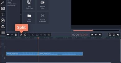 Movavi Video Editor dashboard