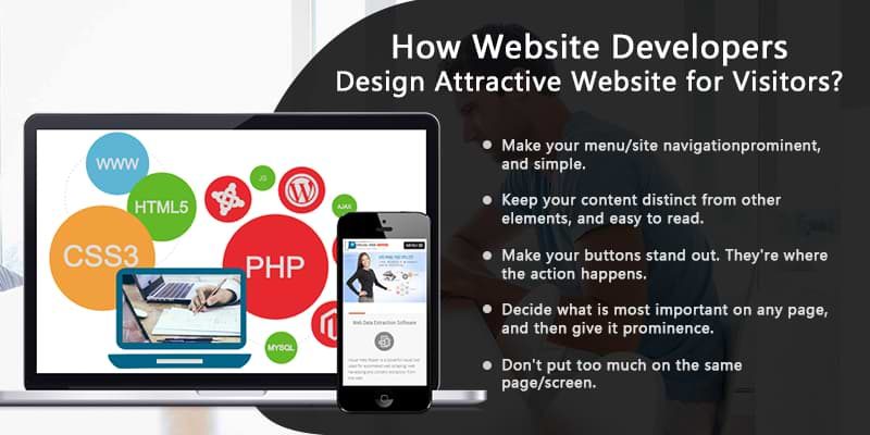 How Website Developers Design Attractive Website for Visitors