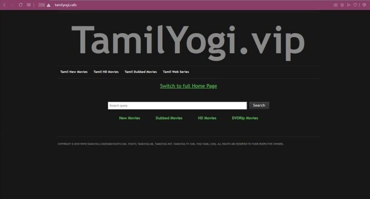 Tamilyogi Official Website