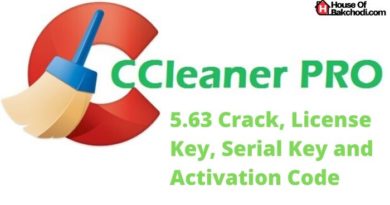 CCleaner Pro 5.63 Crack and Serial Key